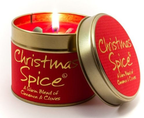 Lily Flame Scented Candle in a Presentation Tin - Christmas Spice