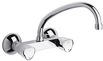 Roca Brava 08 - grifo bimando exterior para cocina con caño largo giratorio . Griferías hidrosanitarias convencionales. Ref.A5A7730C00