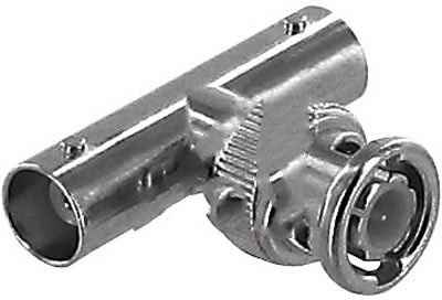 Aim Cambridge-Cinch Connectivity Solutions 27-8140 , Adapter; BNC T 2 Female to 1 Male; 50 Ohms