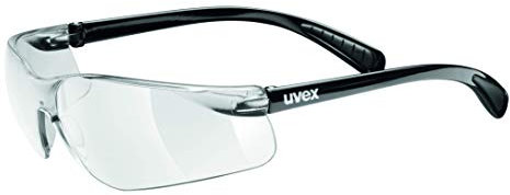 UVEX Erwachsene Sportbrille Flash, Black, One size, 5302792216