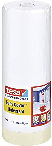 tesa 04368-00000-03 Film de masquage tesa Easy Cover® marron clair (L x l) 33 m x 2.1 m 1 pc(s)