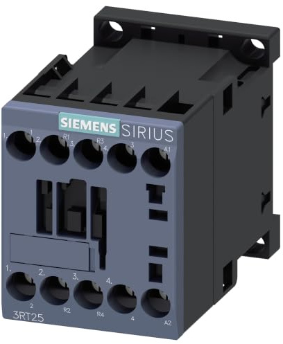 Siemens 3RT2 Schütz 230V ac-Spule, 4-polig, 400V ac / 12 A 230V ac 5.5 kW 2 Schließer/2 Öffner Motorsteuerung