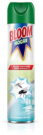 Bloom Hogar Aerosol contra moscas y mosquitos 600ml, insecticida en aerosol contra insectos voladores, acción inmediata, 100% eficacia (en contacto directo)