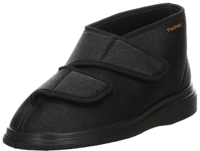 Fischer unisex orto höga tofflor, Svart svart 222-36 EU X-Weit