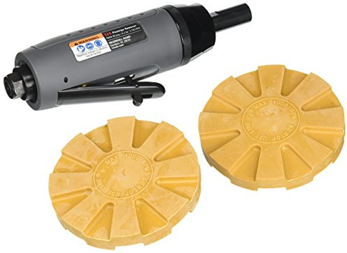 Ingersoll Rand 324 Adhesive Remover Air Tool Kit, 4 Pad, 3700 RPM, Incl 12 Eraser Pads