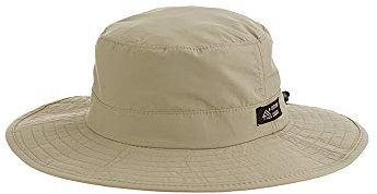 DPC Outdoor Design Herren Boonie-Hut mit großer Krempe und Nylon-Kordel, Helles Oliv-Khaki, MEDIUM