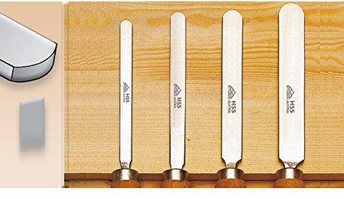 Stubai 592215 Ciseau à Façonner Arrondi sans Manche, Argent, 15 mm