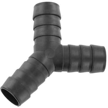 Paxanpax PLD1251 Universal-3-Wege-Y-Schlauchverteiler (17 mm) für Waschmaschine, Geschirrspüler, Teich, Aquarium, Wanne, Filter und Abfallsysteme, starrer Kunststoff