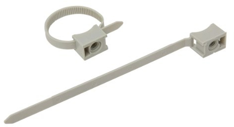 Sangle autobloquante | Serre câble plastique | Collier de serrage | Collier de serrage plastique | Sachet avec accroche de 10 colliers auto|bloquants 6 mm x 180 mm | Noir | 709021 Debflex