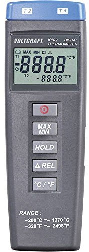 VOLTCRAFT K102 Temperatur-Messgerät -200 - +1370 °C Fühler-Typ K