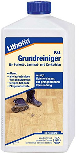 Lithofin Grundreiniger für Parkett Laminat Kork - 1 L