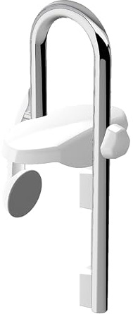 Spirella 10.30022 Vivawell Einstiegshilfe, Chrom