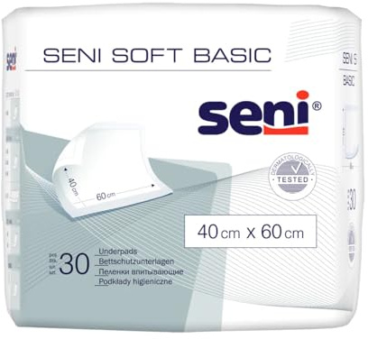 Seni Soft BASIC 40x60 cm - Einwegunterlage & Bettschutzeinlage von Seni TZMO Deutschland GmbH