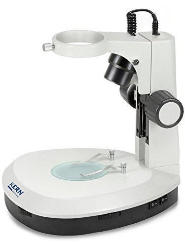 KERN Optics Stereomikroskop-Ständer für Höchste Flexibilität, Weiß, Mechanisch, 3W LED, Auflicht Beleuchtung, Durchlicht