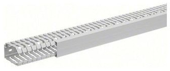 Hager BA760040 Verdrahtungskanal (L x B x H) 2000 x 40 x 60 mm 1 St. Stein-Grau