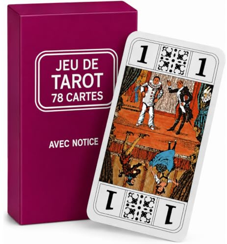 JEU DE TAROT 78 CARTES A JOUER AVEC NOTICE