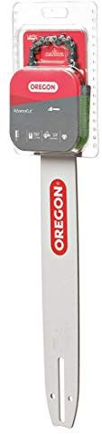 Oregon AdvanceCut 27792 - Barra guida e catena per motosega, lunghezza barra 30 cm, con set catena contraccolpo basso, passo 3/8, calibro 0,1 cm, 45 maglie di trasmissione (27792), grigio