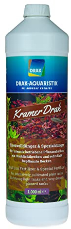 DRAK-Aquaristik KramerDrak Spezial-Eisenvolldünger für Starklichtbecken Fertiglösung 1,0 Liter