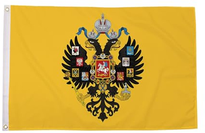 Bandera imperial rusa de 1,5 m x 0,9 m