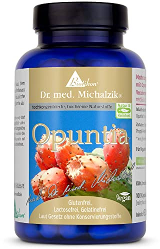 Opuntia nach Dr. Michalzik, 1500 mg Opuntia Extrakt, 100 Kapseln | 1500 mg Opuntia Feigenkaktus Extrakt • eigene deutsche Produktion • ohne Zusätze