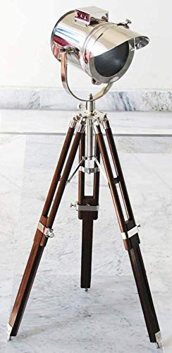 Medieval Replicas Nautical Collectible Searchlight Spot Light Studio Table Lamp W/Tripod Stand