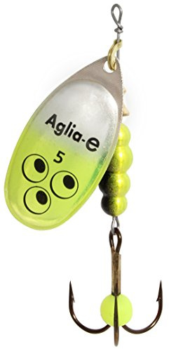 Cucharilla MEPPS Aglia e Brite talla 5 – 14, 5, Chartreuse, Blister