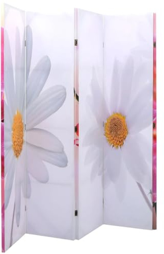 vidaXL Raumteiler klappbar 200 x 170 cm Blume