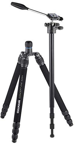 Cullmann Concept One 625M OH2.5V - Trípode con monopie incluido y con cabezal de bola hibrida con función de vídeo (tamaño plegado 44 cm, 4 piezas) color negro
