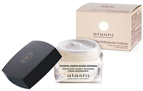 Atashi Firmeza y Luminosidad | Terapia de Hidratación Intensa | Crema Facial Ultra Hidratante | Previene Manchas, Protege, Regenera y Calma la Piel | Con Edelweiss y Ácido Hialurónico | 50 ml