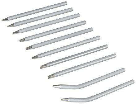 Silverline 675071 Lötkolbenspitzen, 10-tlg. Satz 40 W