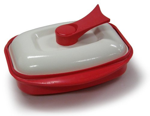 Microhearth Grill Pan for Microwave Cooking, Lime