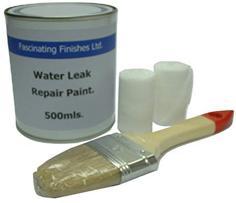 1 x 500ml Black. Stop & Fix Water Leak Repair Paint Kit. Repairs Gaps Around Window Frames, Cracks In Roofs, Leaking Gutters & Fall Pipes. Use at Home, Van, Boat, Caravan, Mobile Home, Kennel, Cattery, Work, Care Home, Hotel, School.