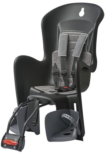 Polisport Kinder Kindersitz Bilby QST, Grau, S, 61005701