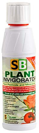 SB Plant Invigorator Pesticide & Natural Pest Control | Non-Toxic, Bee Friendly Garden Treatment | Safe for Vegetables & Ornamentals (250ml Makes 25L)