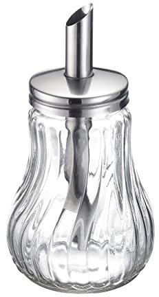 Westmark Sucrier, Capacité env. 250 ml, Verre/Acier Inoxydable, Berlin, 65342260