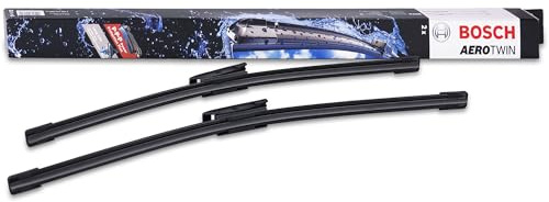 Bosch Wiper Blade Aerotwin A856S, Length: 450mm/475mm − Set of Front Wiper Blades - Only for Left-Hand Drive (EU)
