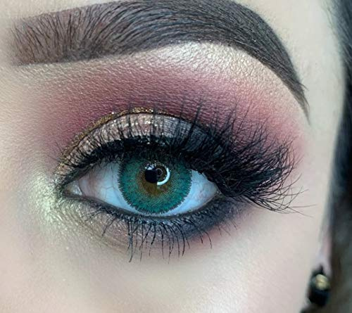 Lente de contacto de color marino 3tons freshtone® + Avizor Solution multifunción para lente 10 ml + Kit de almacenaje color aleatorio, caja incluye cortador y aplicador – 12 meses sin Correction