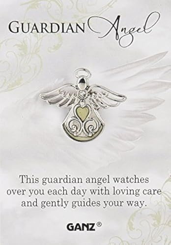 Ganz Pin - Guardian Angel This guardian angel watches over you each day with loving care and gently guides your way.
