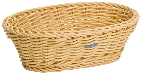 Westmark Cesta Multiuso, Adatta per Hotel e Ristorazione, Ovale, Ca. 25 x 17 x 8,5 cm, Fibra Sintetica, Saleen Edition, Beige Chiaro, 02010230101