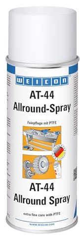 WEICON AT-44 Allround Spray 400 ml, silikonfreies Schmier- und Multifunktionsöl mit PTFE