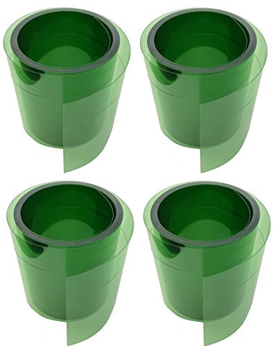 EXCOLO Schneckenzaun 4x10m – 40m giftfreier Schneckenschutz, Schneckensperre, umweltfreundlich, wetterfest, PET-Folie, Garten, Beet Schutz, Schneckenabwehr, grün, einfache Montage