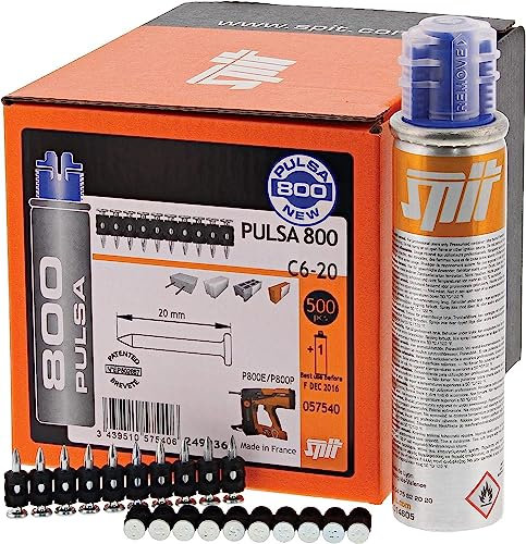 Spit - Concrete Nail Standard c6-20 + Gas p800