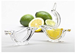 Lot de 2 presses citrons transparent