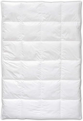 Böhmerwald Selection Daunendecke, allergikergeeignet, 100% Daunen, Füllgewicht: 1.190gr, Wärmeklasse: warm, Größe: 200x200 cm, Oeko-Tex Standard 100