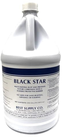BLACK STAR MRO Chem Rust Converter - Converts Rust on Any Steel Surface - 1 Gallon