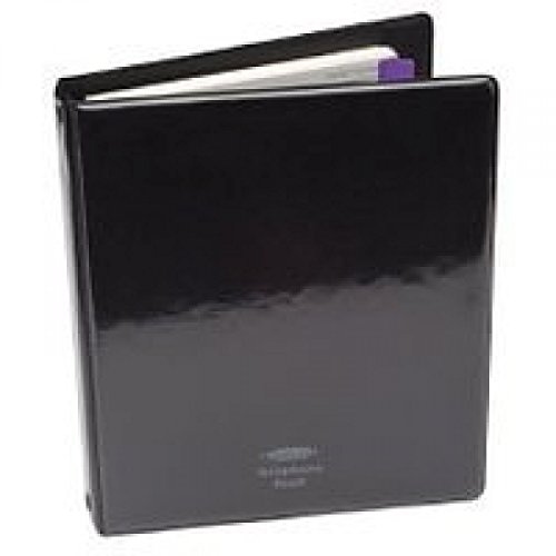 CONCORD 82010 CD6 Telefon-Ringbuch (mit A-Z Register und 20 Seiten à DIN A5) schwarz