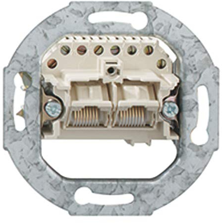 Rutenbeck 13010421 – Steckdose Telefon Einbau UAE 2 Fach 2 X 8 Pol 8 Bornas
