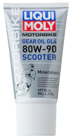 Liqui Moly Motorbike Gear Oil (GL4) 80W-90 Scooter | 150 ml | Motorrad Getriebeöl | Art.-Nr.: 1680 | 80W-90 1680, Motorbike Gear Oil (GL4) 80W-90 Scooter