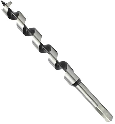 Weischer® - Schlangenbohrer 28 x 230 mm | Holzbohrer Spiralbohrer | 6-Kant-Schaft | Gewindespitze für präzise Bohrung | Weich- & Hartholz | stabiler & bruchfester Bohrer