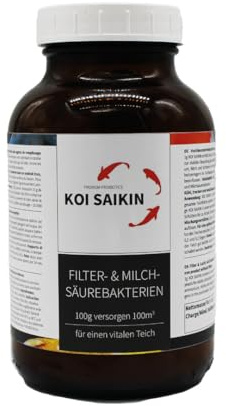 algova Koi-Saikin® Teichbakterien Filterbakterien Milchsäurebakterien Starterbakterien für 600m³ Gartenteich (600 g)